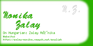 monika zalay business card